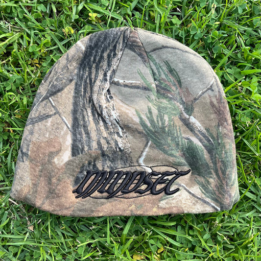 Brown Realtree & Black Mindset Beanie